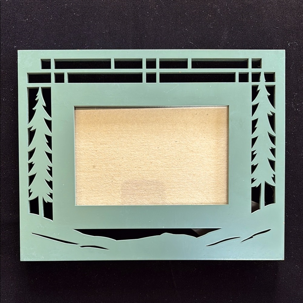 Lasercraft Wood Forest-Themed Photo Frame